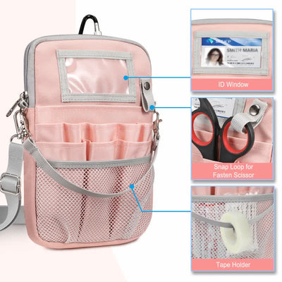 Nursing Waist Bag with Medical Gear Pockets Tape Holder Nurse Waist Pouch