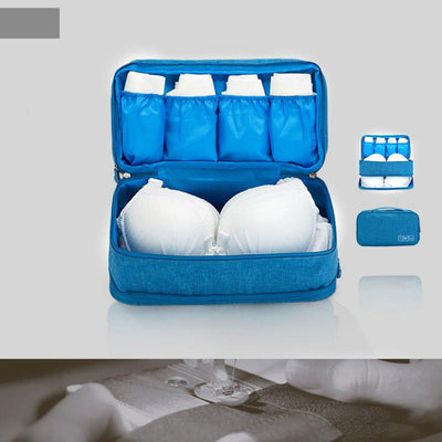 Storage Bag For Travel Oxford Protable Multi-Function Underwear Organizer