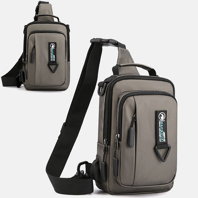 Practical Crossbody Sling Bag For Men Waterproof Travel Satchel Purse