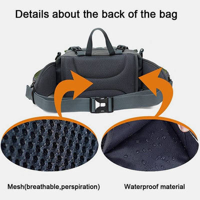 3 In 1 Multifunctional Large Capacity Waterproof Outdoor Travel Waist Bag