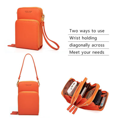 Large Capacity Multi-Pocket Crossbody Phone Bag