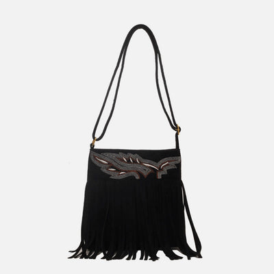Tassel Bag For Women Adjustable Strap Crossbody Bag Shoulder Bag