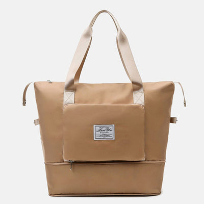 Travel Duffle Bag Extra Large Foldable Tote with Dry Wet Separation Pocket