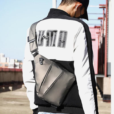 Sling Bag For Men Anti-Theft Multifunctional Sports Waterproof Chest Bag