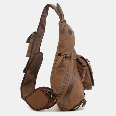 Large Capacity Retro Sling Bag Messenger Bag