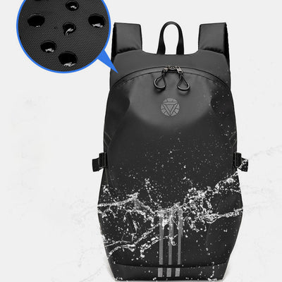Large Capacity Waterproof Motorcycle Helmet Backpack Reflective Riding Backpack for Men