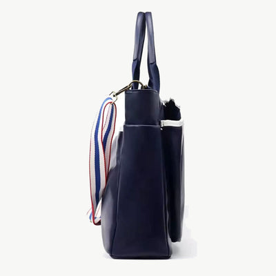 Padel Tennis Racket Bag Minimalist Leather Hand Held Sports Tote