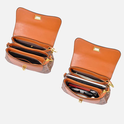 Top-Handle Bag for Women Fashion Vintage Carryall Satchel Crossbody Bag