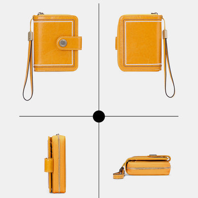 RFID Elegant Bifold Wallet Large Capacity Card Holder