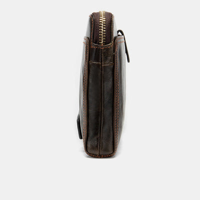 Large Capacity Genuine Leather Business Wallet