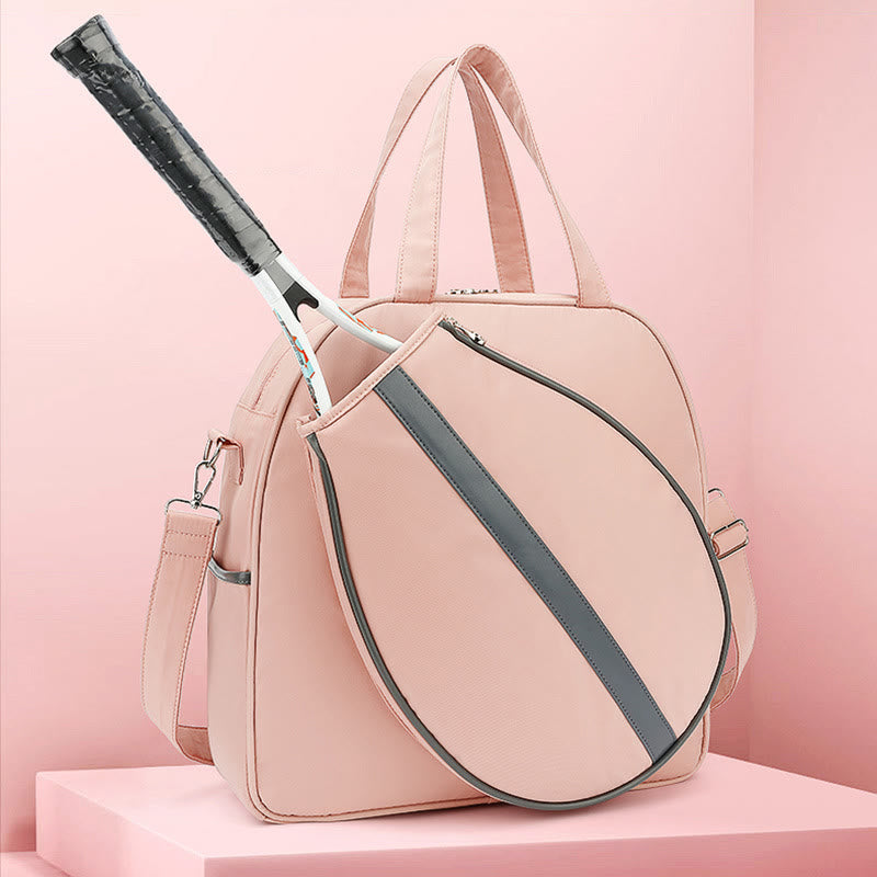 Racket Bag For Tennis Badminton Large Capacity Crossbody Bag