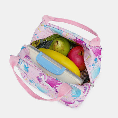 Unicorn Schoolbag Set for Girls Backpack Bookbag Lunch Bag Pencil Case