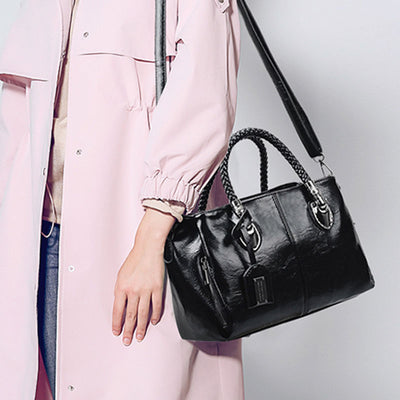 Classical Retro Multi-Pocket Handbag