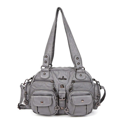 Solid Color Fashion Dumplings Messenger Bag
