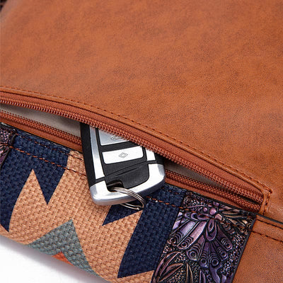 Crossbody Bag For Women Vintage Tassel Large Capacity Shopping Bag