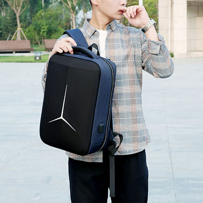Water Resistant Backpack For Men Durable College School Computer Bag
