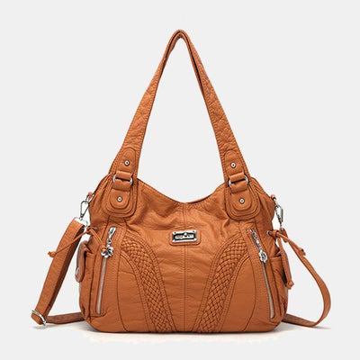 Women's Solid Color Hobo Bag