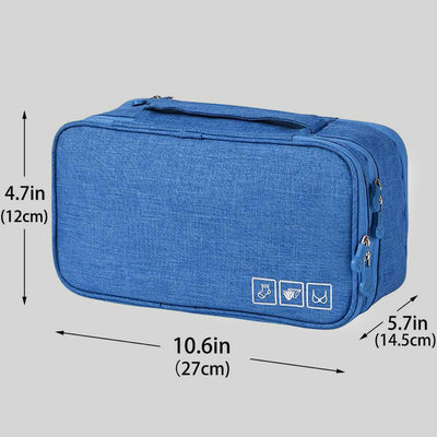 Storage Bag For Travel Oxford Protable Multi-Function Underwear Organizer
