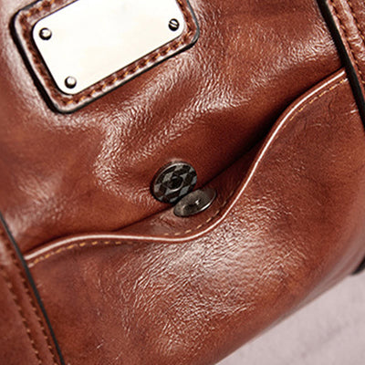 Classic Lady Bag Retro Large Detachable Strap Women Crossbody Handbag