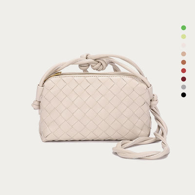 Crossbody Bag For Women Knitted Plaid Pattern Phone Bag