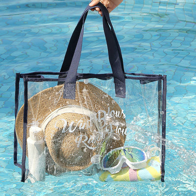 Beach Bag For Holiday Travel Waterproof Transparent Portable Swimming Bag