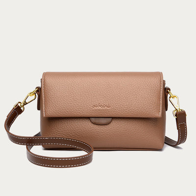Faux Leather Crossbody Cell Phone Purse with 2 Shoulder Strap