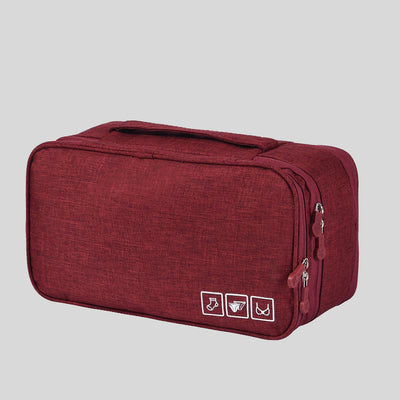 Storage Bag For Travel Oxford Protable Multi-Function Underwear Organizer