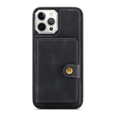Leather Wallet Case Removable Card Holder Kickstand for iPhone 13 Pro Max Multi Model Optionals