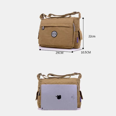 Crossbody Bag Small Purse for Women Nylon Shoulder Bag with Multi-pocket