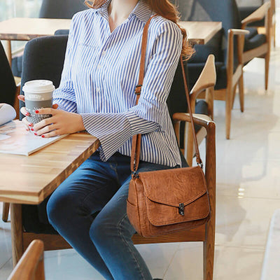 Vintage Waterproof Large Capacity Crossbody Bag