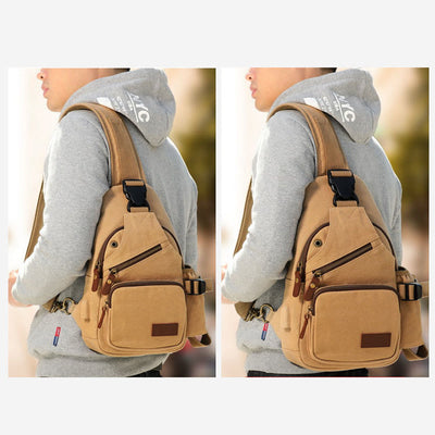 Sling Bag For Men Casual Travel Outdoor Hiking Crossbody Daypack