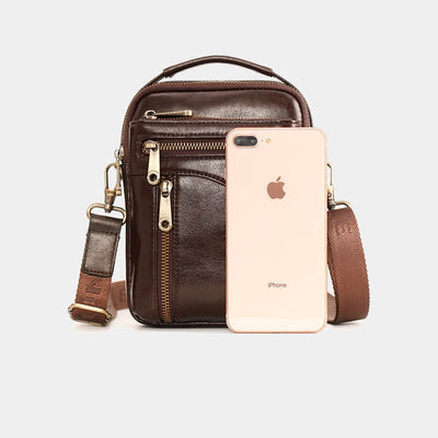 Multifunctional Leather Phone Bag Waist Bag Crossbody Bag