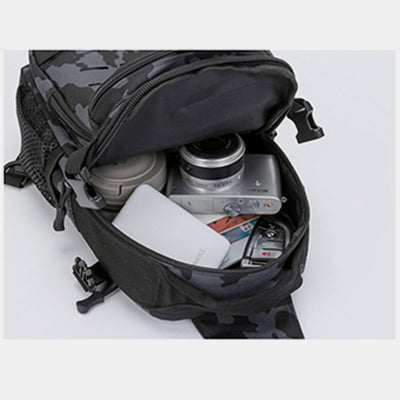 Waterproof Durable Tactical Camouflage Sling Bag With Reflective Strap