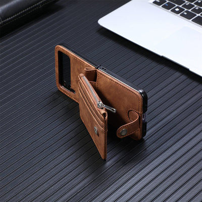 Phone Case For Z Flip 6 / Z Flip 5 2-In-1 Detachable Samll Wallet