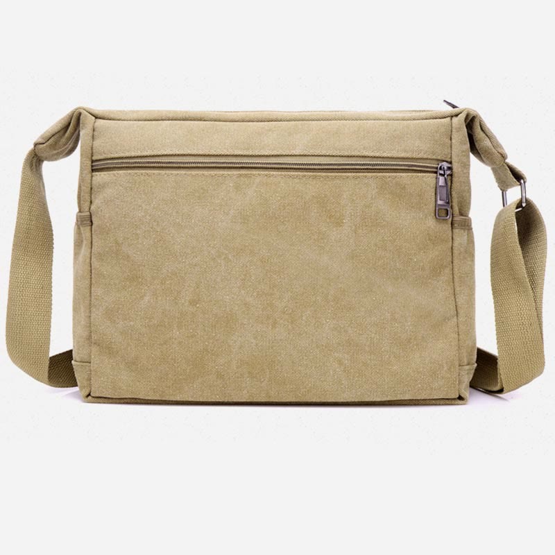 Crossbody Bag For Men Vintage Outdoor Canvas Business Shoulder Bag