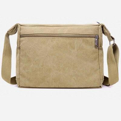 Crossbody Bag For Men Vintage Outdoor Canvas Business Shoulder Bag