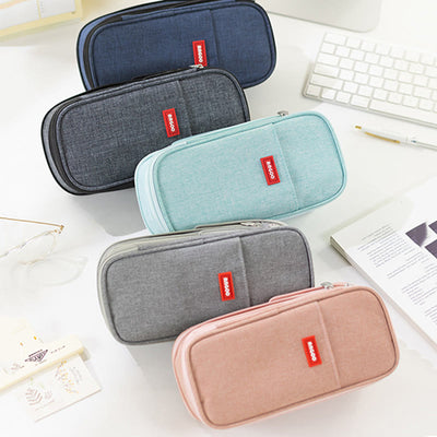 Pencil Case For Study Color Matching Large Capacity Pencil Bag
