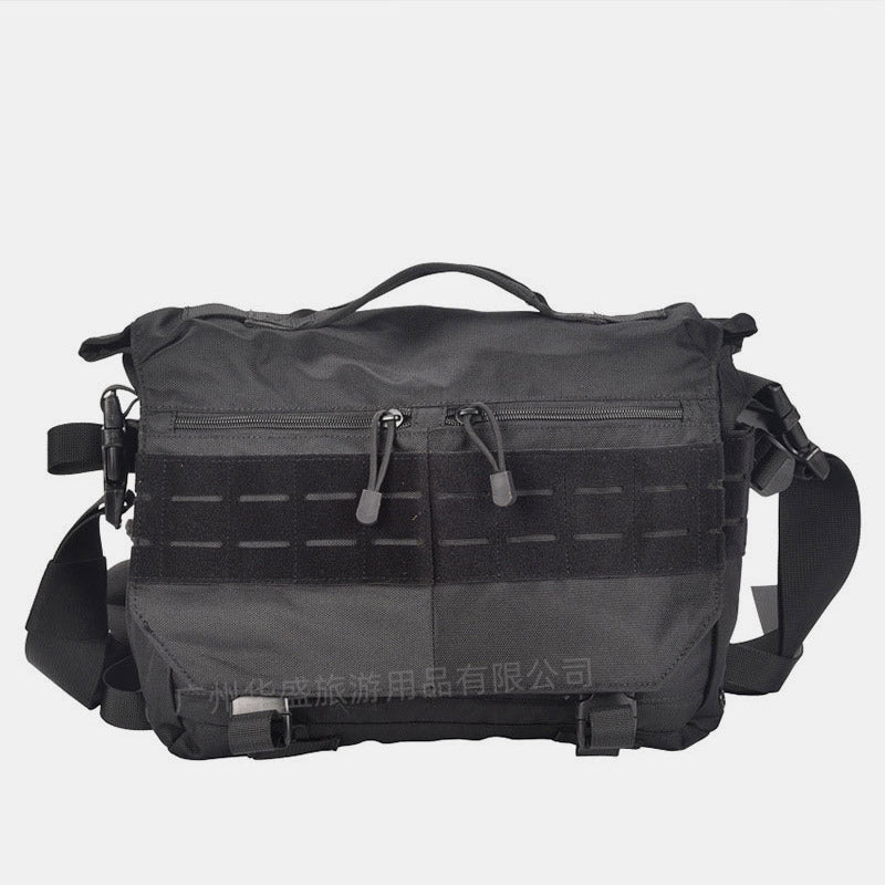 Men's Military Messenger Bag Crossbody Bag Travel Carry Bag with Multi-Slots