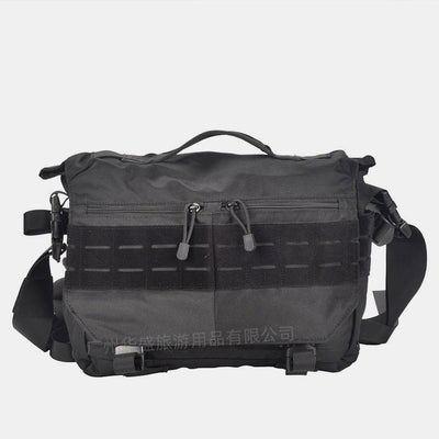 Men's Military Messenger Bag Crossbody Bag Travel Carry Bag with Multi-Slots