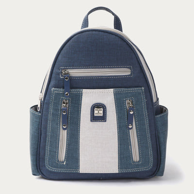 Zipper Sling Bag For Women Retro Simple Multifunctional Backpack