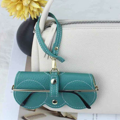 Storage Bag For Sunglasses Soft Leather Portable Simple Storage Case