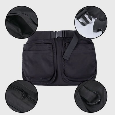 Retro Waist Bag for Women Men Functional Tool Waist Bag Apron