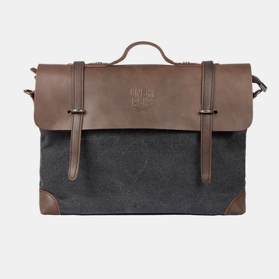 Messenger Bag For Men Canvas Casual Vintage Document Crossbody Handbag