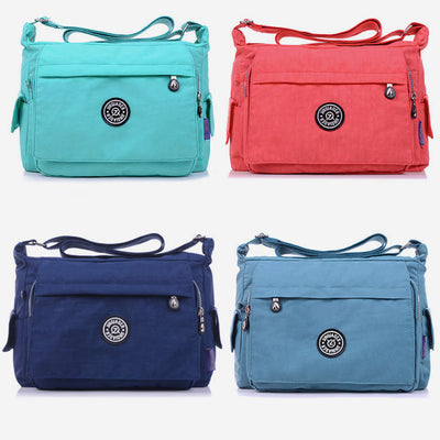 Large Capacity Waterproof Nylon Crossbody Bag