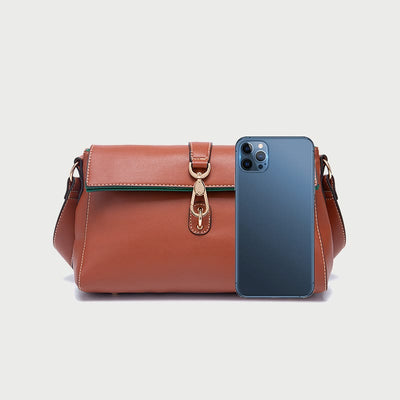 Fashion Leather Handbag for Women Small Casual Shoulder Bag Satchel
