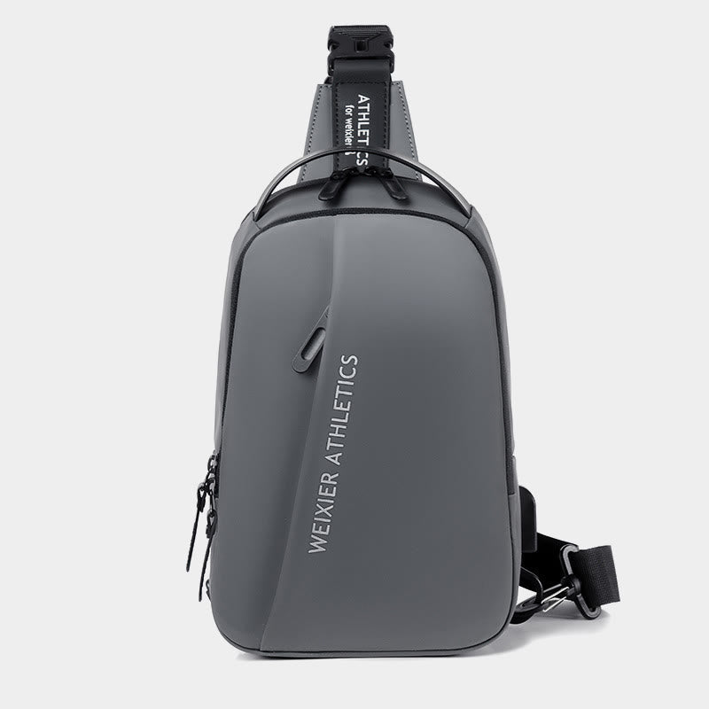 Waterproof Sling Bag Outdoor Casual Chest Bag for Hiking Cycling Traveling