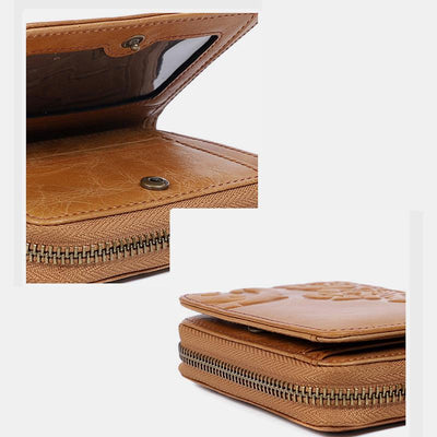 Multifunctional Retro Genuine Leather Coin Purse