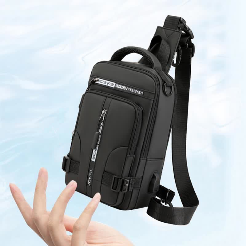 Sling Chest Bag for Men Backpack Casual Daypack with Crossbody Strap