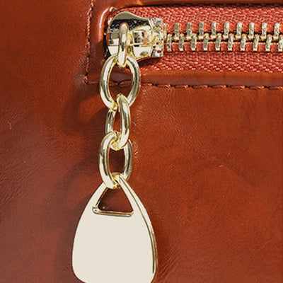 Crossbody Bag For Women Soft Wax Leather Vintage Casual Shoulder Bag
