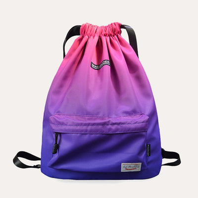 Large Capacity Waterproof Drawstring Nylon Backpack for Sport Swimming Yoga